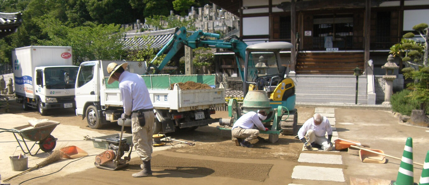 寺社仏閣の庭園維持管理